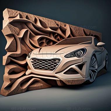 3D мадэль Hyundai Genesis Coupe (STL)
